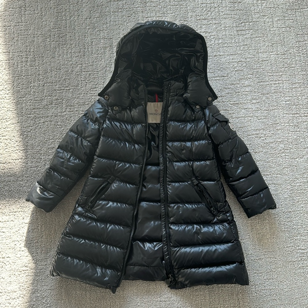 Moncler Little Girls Moka Long Down Coat